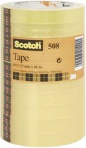 Scotch FT-5100-9664-5 5081566 Plakband Transparant (l x b) 66 m x 15 mm 10 stuk(s)