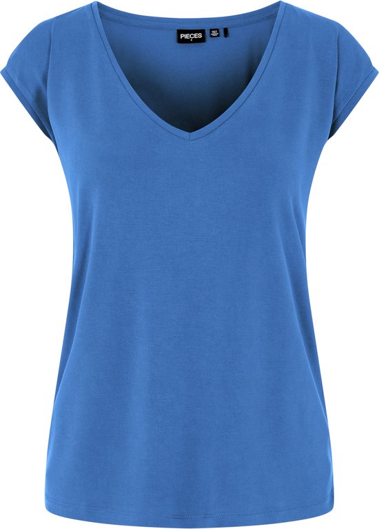 Pieces T-shirt Pckamala Tee Noos Bc 17095260 French Blue Dames Maat - M
