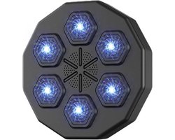 Clixify Smart Boxing Machine bluetooth music - boxing bag incl 17 trainingen - Trainingsapparaat - Fitness - Bokszak - Boksbal - Digitale Boksmachine - Intelligente Training - Fitness - Kickboks - Thuis trainen - Thuis sporten - Vet verliezen