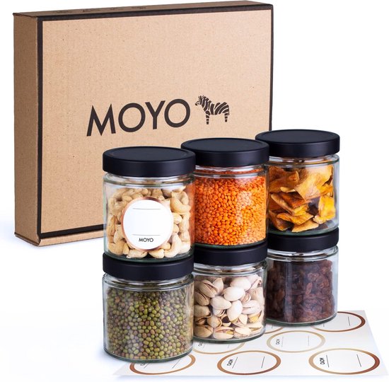 KUMD 1040 ml glazen bewaardoosset met deksels, luchtdicht met kliksluiting, BPA-vrij, 5 containers en 5 deksels, lekvrij, voor maaltijdvoorbereiding, magnetron, oven, vriezer en vaatwasser