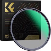 K&F Concept - Zwarte Mistfilter 82mm - Hoogwaardige Optische Glasfilter voor Zachte, Atmosferische Foto's - Fotografie Accessoire voor Creatieve Effecten