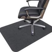 Premium Bureaustoel met Antislip Basis - Ultieme Vloerbescherming & Comfort -90*120 CM-zwart