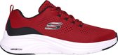 Skechers Vapor Foam Heren Instappers - Rood/Zwart - Maat 42