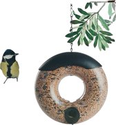 Vogelvoer dispenser voor gemengde zaden - Zadenvoederstation - 20 x 11 cm - Zadenvoedersilo - Vogelzadendispenser – Zaden verdeelzuil - Voederapparaat voor zaden