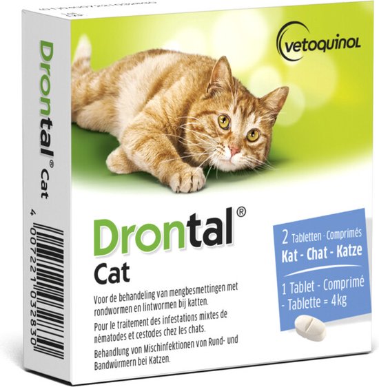 Drontal Cat Ontworming - Kat - 2 tabletten