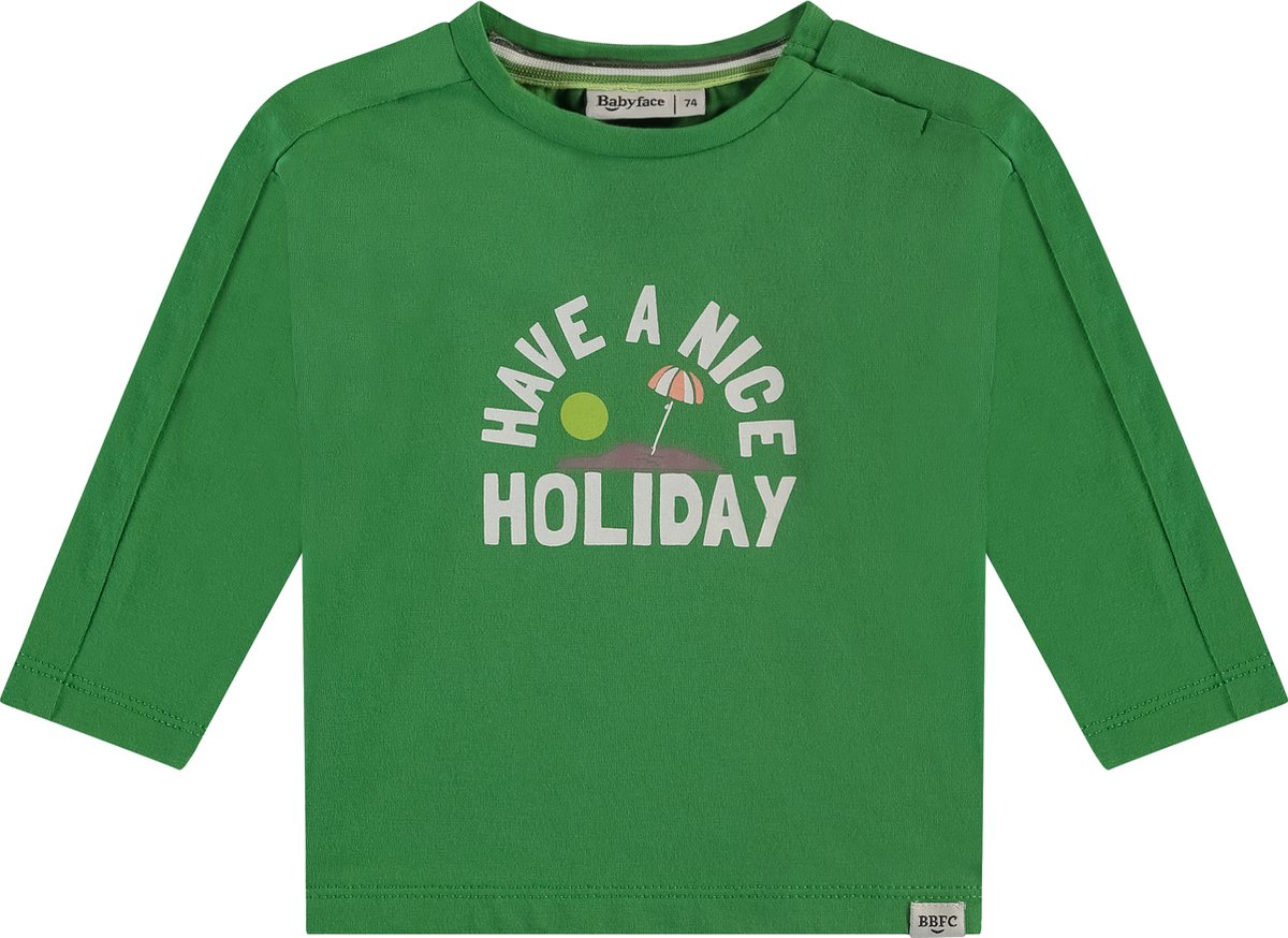 Babyface baby boys t-shirt long sleeve Jongens T-shirt - grass - Maat 56