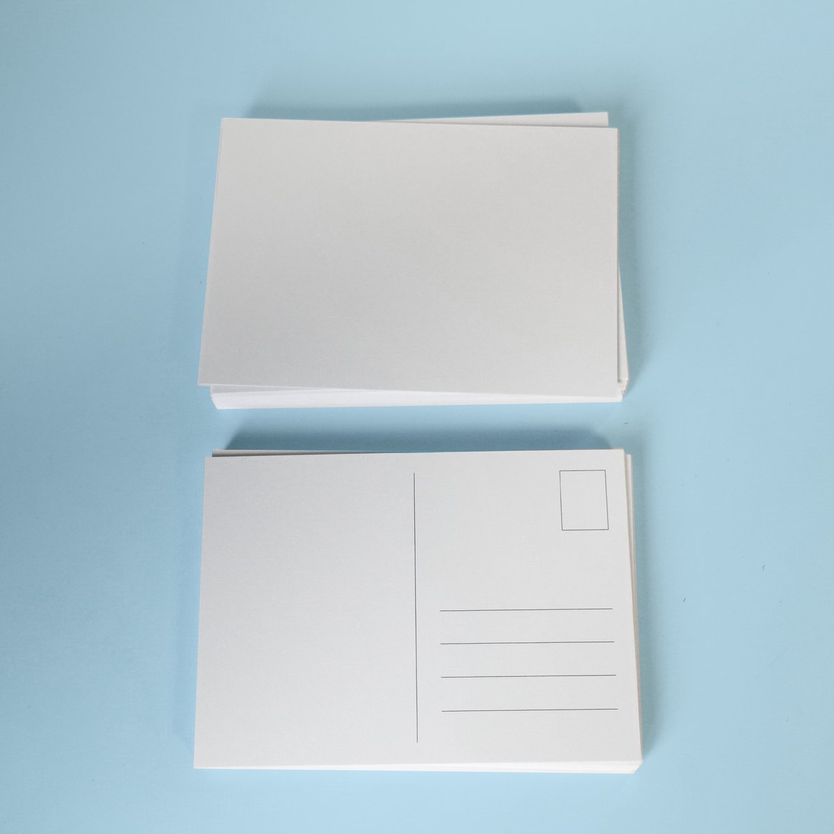 Blanco Ansichtkaarten A6 Voorbedrukt - 60stk. - 350g/m2 — cadeau in Hobby - foto 3