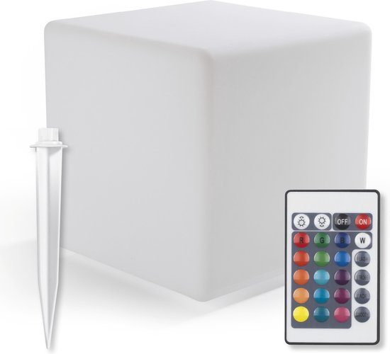 7even LED cube - with colour change - 6 sizes - light cube Outdoor - incl. battery & remote control - garden LED Design Cube seat cube - side table decoration 7even LED cube - with colour change - 6 sizes - light cube Outdoor - incl. battery & remote control - garden LED Design Cube seat cube - side table decoration