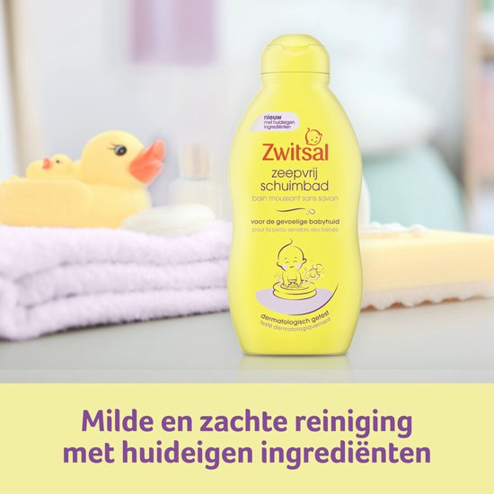 Zwitsal - Zeepvrij Schuimbad - 12 x 200 ml van Zwitsal — afbeelding 4