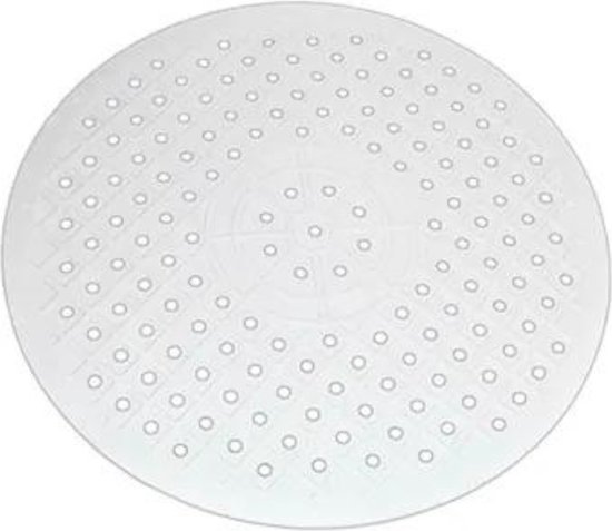 MONOO - Tapis d'évier Wit - Rond - Wit - Siliconen - Tapis d'évier - Tapis d'évier - Tapis de lavabo