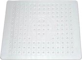 MONOO - Gootsteenmat Wit - 31x26 cm - Rechthoekig - Wit - Siliconen - Gootsteen Mat - Spoelbakmat - Wasbak Matje