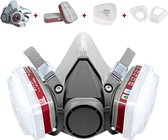 West Stofmasker - Stofmasker met filter - Gasmasker - Beschermd tegen dampen - Geschikt voor schilderen - FFP2 - Beschermingsmiddelen