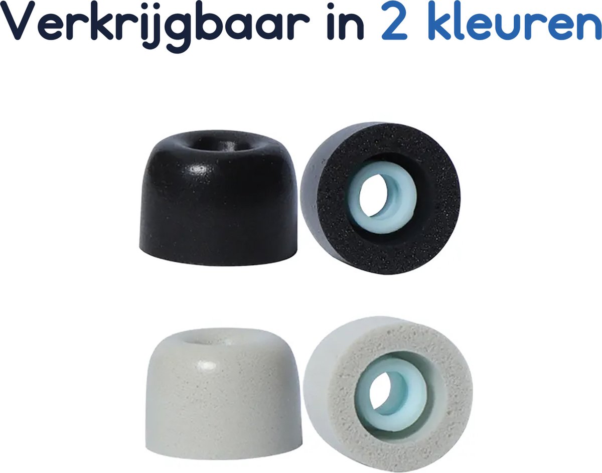 Ibley QuietSeal foam tips voor Sony WF-1000XM5/XM4/XM3 zwart - Foam Earplug - S/M/L formaat - 3 paar - 3 maten – foto 5
