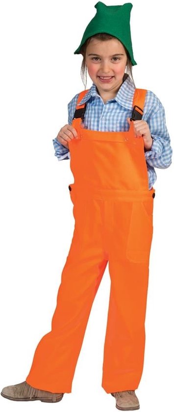 Tuinbroek Oranje Kind - Maat 164
