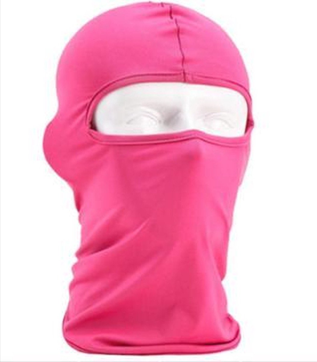 *** Bivakmuts Bivak muts Muts Gezichtsmuts bivakmuts One Roze