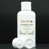 Cranberry Olie 100ml - Puur en Koudgeperst - Veenbessen Olie - Huid en Haar