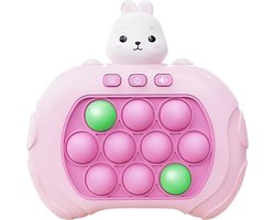 foto van Konijn - V3 Quick push - Pop It Spel - Game Controller - Fidget Toy - Quick Push - Montessori Speelgoed - Anti Stress Speelgoed - Inclusief Licht en Geluidseffecten