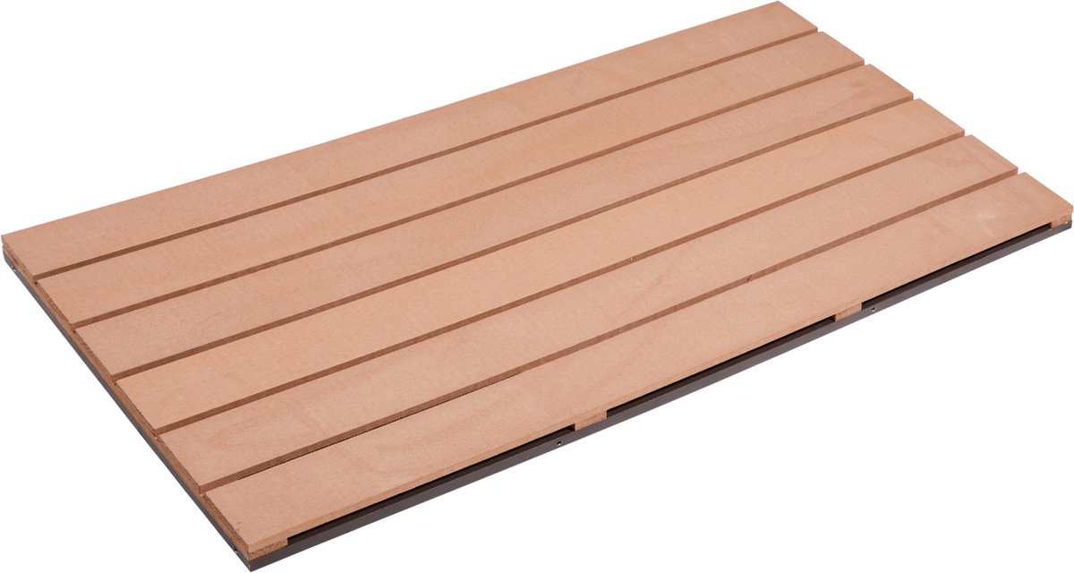 Evolar Bottom Panel voor Airco Omkasting Tropical Teak WPC Large