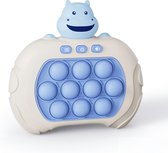 Contrôleur de jeu Pop It - Jeu de jouets Fidget - Quick Push Pop ou Flop - Jouets anti-stress Montessori - Hippopotame