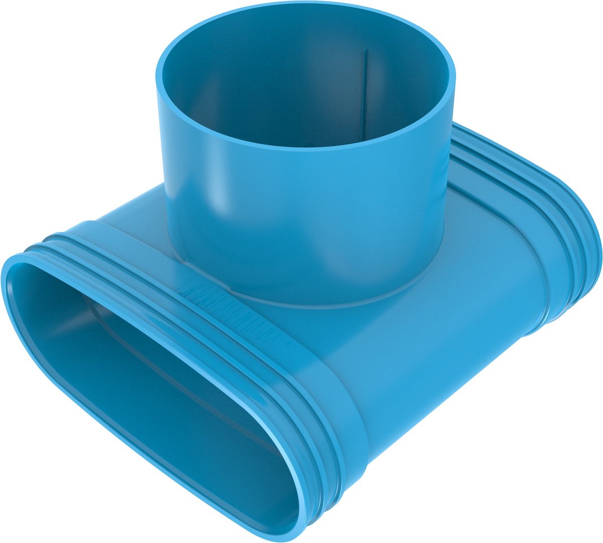 Wavin Ventiza PVC T-ST 195X125 H100 3M