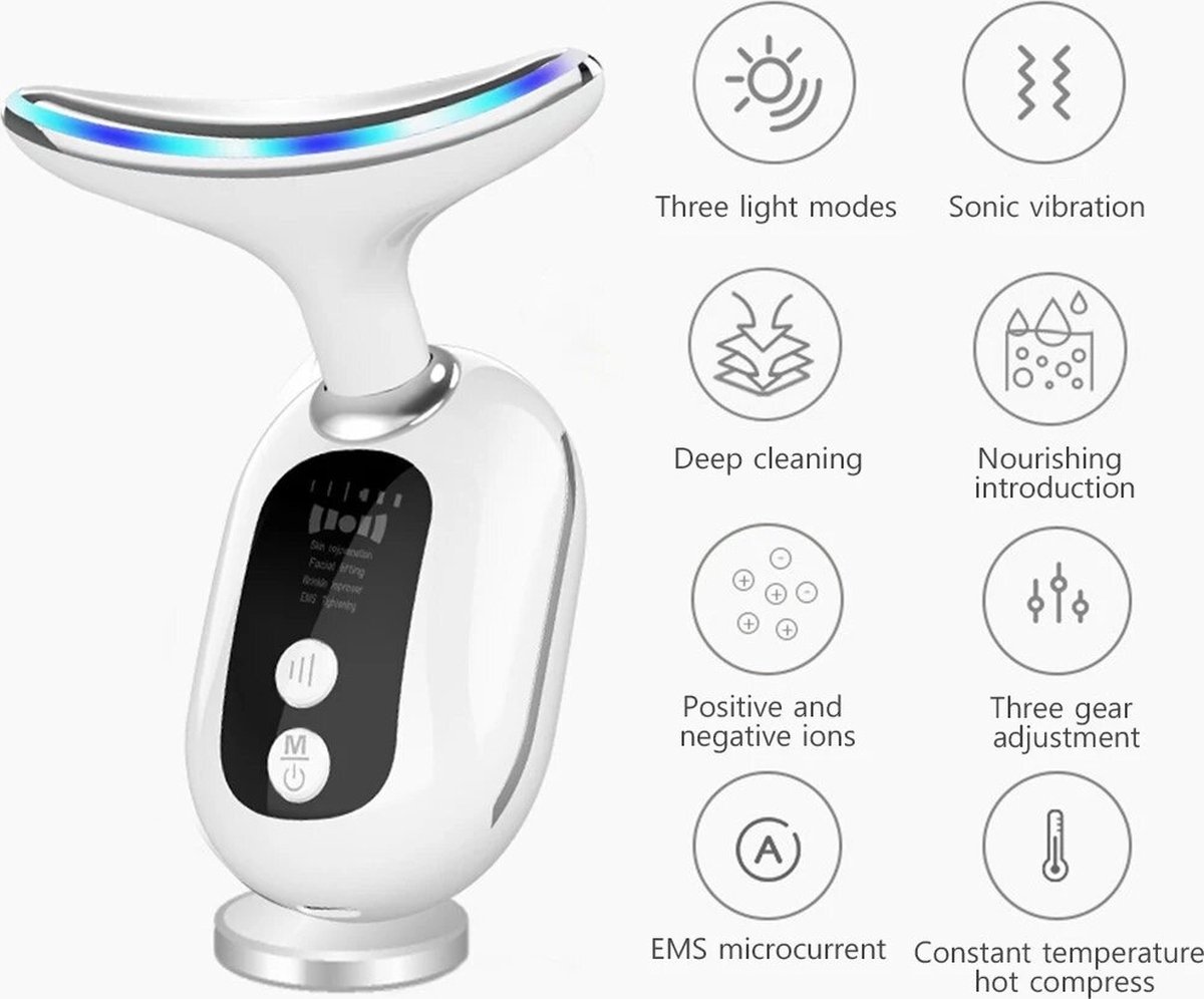 Lumilux Huidverjongingsapparaat Infrarood therapie Facelift Gezichtsmassage Rood lichtherapie Anti aging