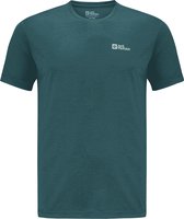 Jack Wolfskin VONNAN S/S T M Heren Outdoorshirt - emerald - Maat XL
