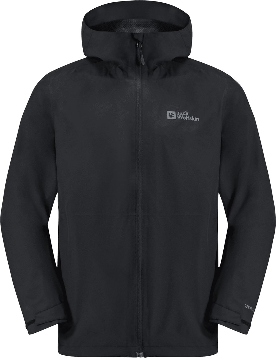 Jack Wolfskin ROBURY 2L JKT M Heren Outdoorjas Zwart