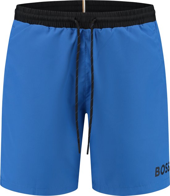 HUGO BOSS Starfish swim shorts - heren zwembroek - middenblauw - Maat: