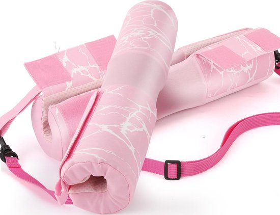 VGEBY Coussin d'haltères Barbell Squat Pad, répartissez le poids uniformément Barbell Pad léger