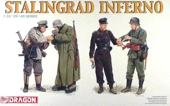 1:35 Dragon 6343 Stalingrad Inferno - 4 Figuren Plastic Modelbouwpakket