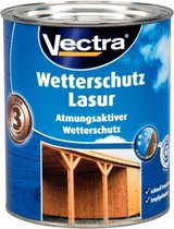 Vectra - Hout lak - Weerbestendig glazuur - Waterafstotend - 3 stuks - 3x 0,75 l