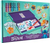 Stitch - Spray Pen Set - Stylos de coloriage Disney pour Enfants - Set de dessin avec Stylos de couleur et Modèles de dessins