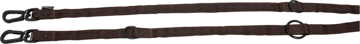 Jack And Vanilla - Leibanden - Jv Comfort Tube Nylon Dressuurlijn Bruin-20mmx200cm Hocle2150 - 228687