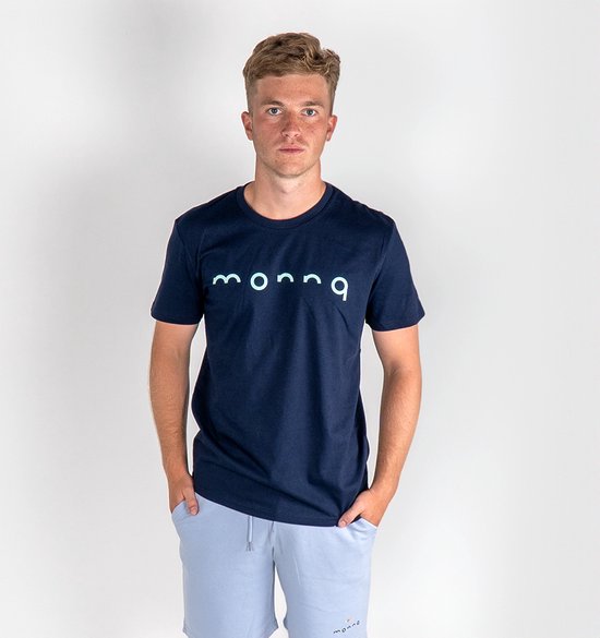 Monnq T-Shirt French Navy (Green)