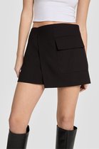 2403106567 Ladies woven flowy stretch skirt