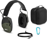 Protection auditive MSW avec Bluetooth - Contrôle Dynamic du bruit externe - Vert