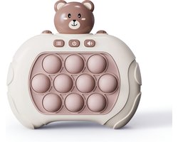foto van Pop It Game Controller - Fidget Toy Spel - Quick Push Pop or Flop - Montessori Anti Stress Speelgoed - Beer