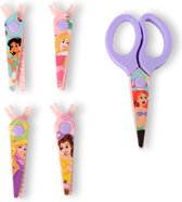 Disney Princess Scharenset voor Kinderen - 5-delig - Verschillende Kartelmotieven - Kunststof - Paars - ca. 13cm - Speelgoed & Knutselgereedschap