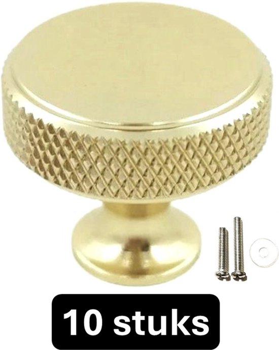 10pcs 25mm Natuurlijke Houten Kast Knop Deur Pull Handvat