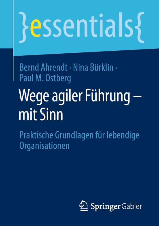 Business and Economics (German Language) - Wege agiler Führ ... - cover