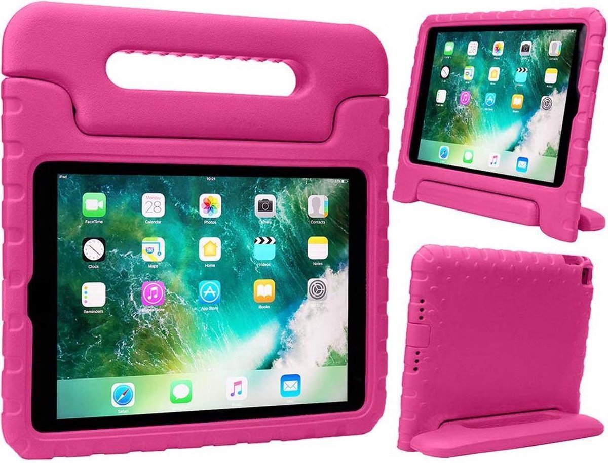Kinderhoes voor iPad 9.7 - Duurzaam Kids Case - Rose - Schokabsorberend met Standfunctie