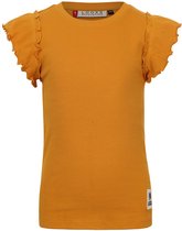 Looxs Revolution 2412-7454 Tops & T-shirts Meisjes - Shirt - Geel - Maat 116