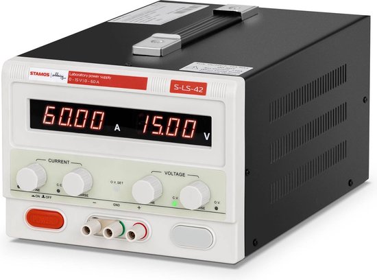 Stamos Laboratorium voeding - 0-15 V - 0-60 A DC - 900 W