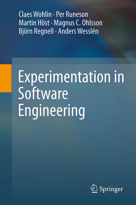 Experimentation in Software Engineering - cover