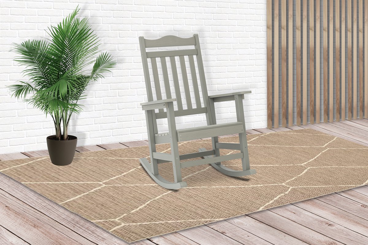 Sens-Line Montreal rocking chair - garden chair - grey