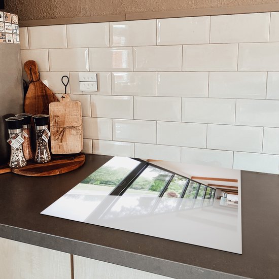 KitchenYeah® Inductie beschermer 59x52 cm - Moderne keuken en glazen ramen - Kookplaataccessoires - Afdekplaat voor kookplaat - Inductiebeschermer - Inductiemat - Inductieplaat mat
