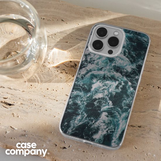 Case Company® - Coque Samsung Galaxy A25 - Vague de mer - Coque de téléphone souple - Protection sur tous les côtés et bord de l'écran