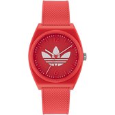 Adidas Originals Project Two AOST23051 Horloge - Resin - Rood - Ø 38 mm