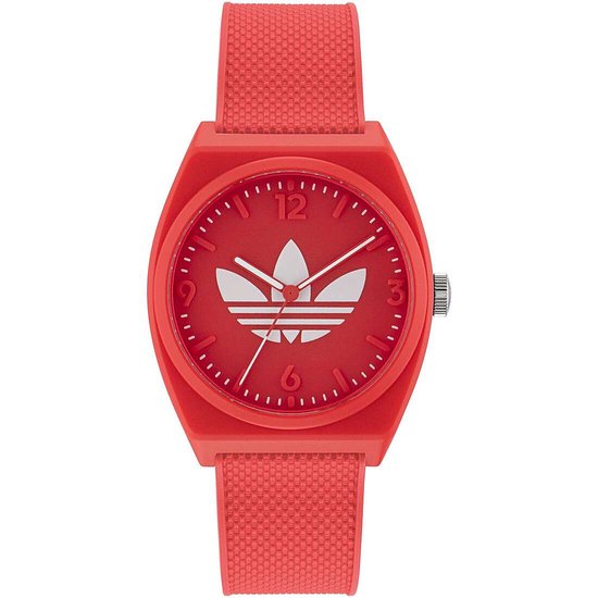 Adidas Project Two AOST23051 Horloge - Kunststof - Rood - Ø 38 mm