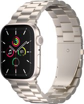 Bracelet iMoshion Convient pour Apple Watch Strap Series 1 / 2 / 3 / 4 / 5 / 6 / 7 / 8 / 9 / SE - 38 / 40 / 41 mm - Bracelet en acier iMoshion - Starlight